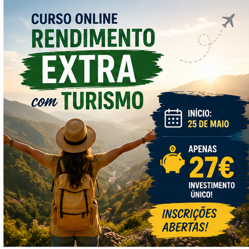 Curso rendimento extra com turismo